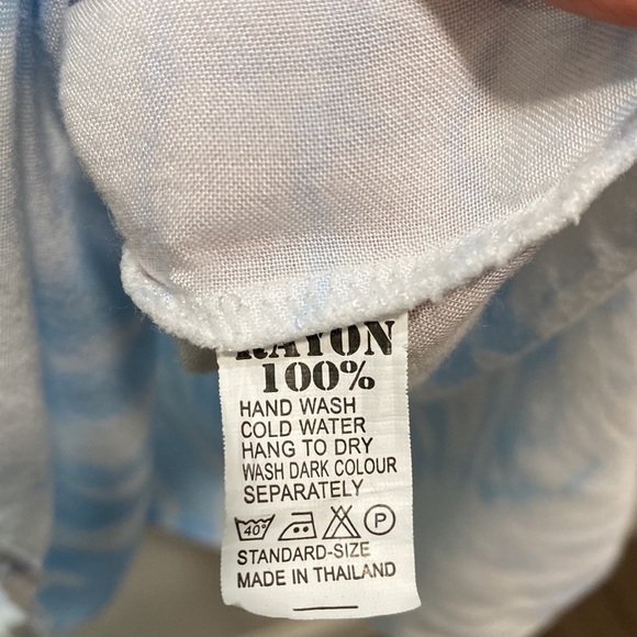 Style Kik natural tie‎ dye swim coverup light top - Picture 6 of 9